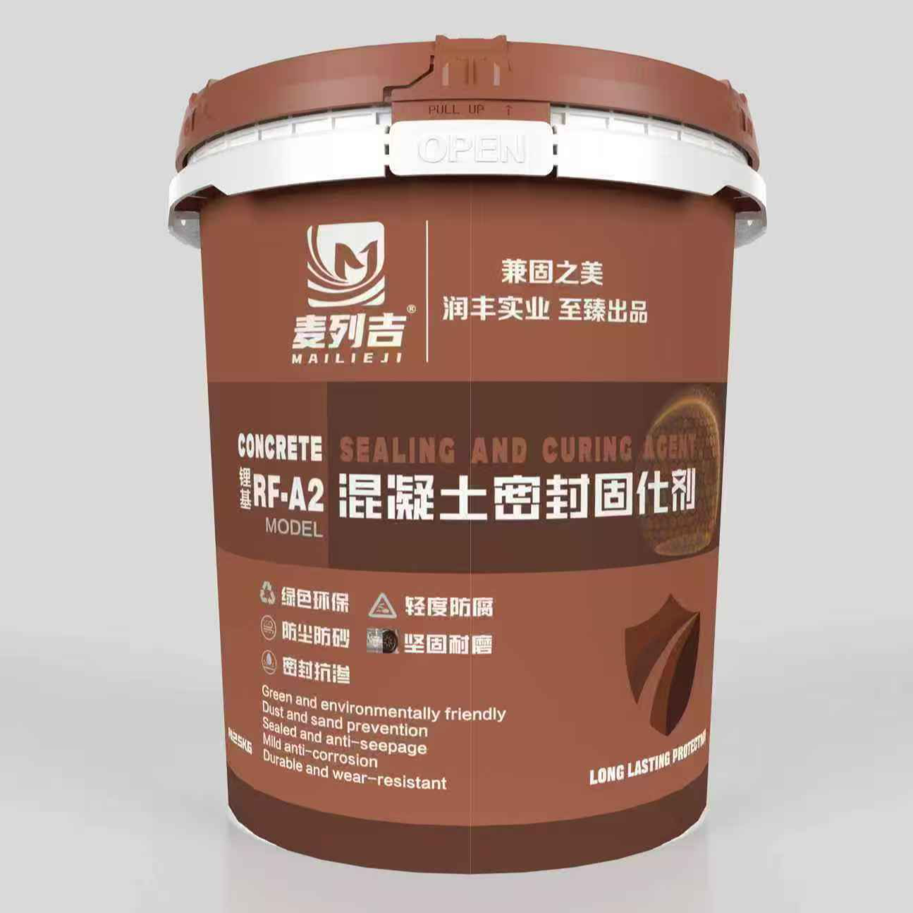 《麦列吉》锂基混凝土密封固化剂（25kg/桶）