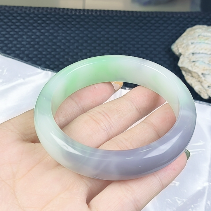 （聚宝严选）青系烟手镯妈妈款精致精美百搭时尚