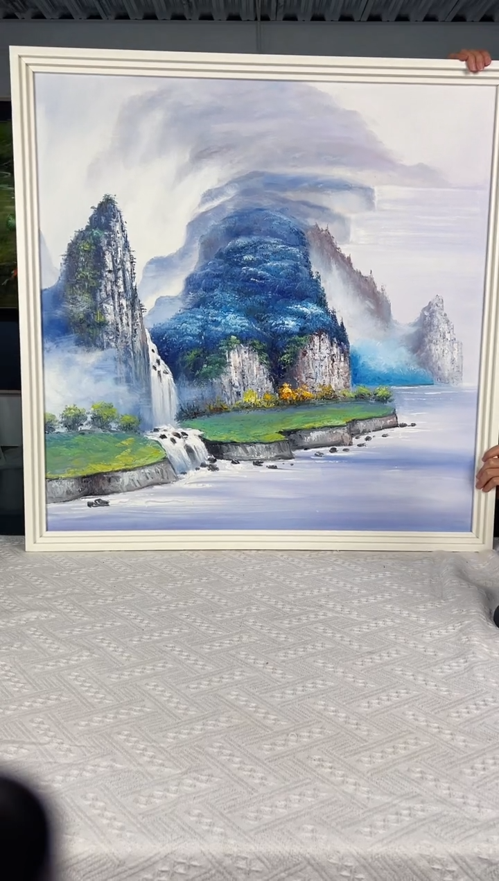 【闪购商品】油画91号 80*80 山水-手绘油画