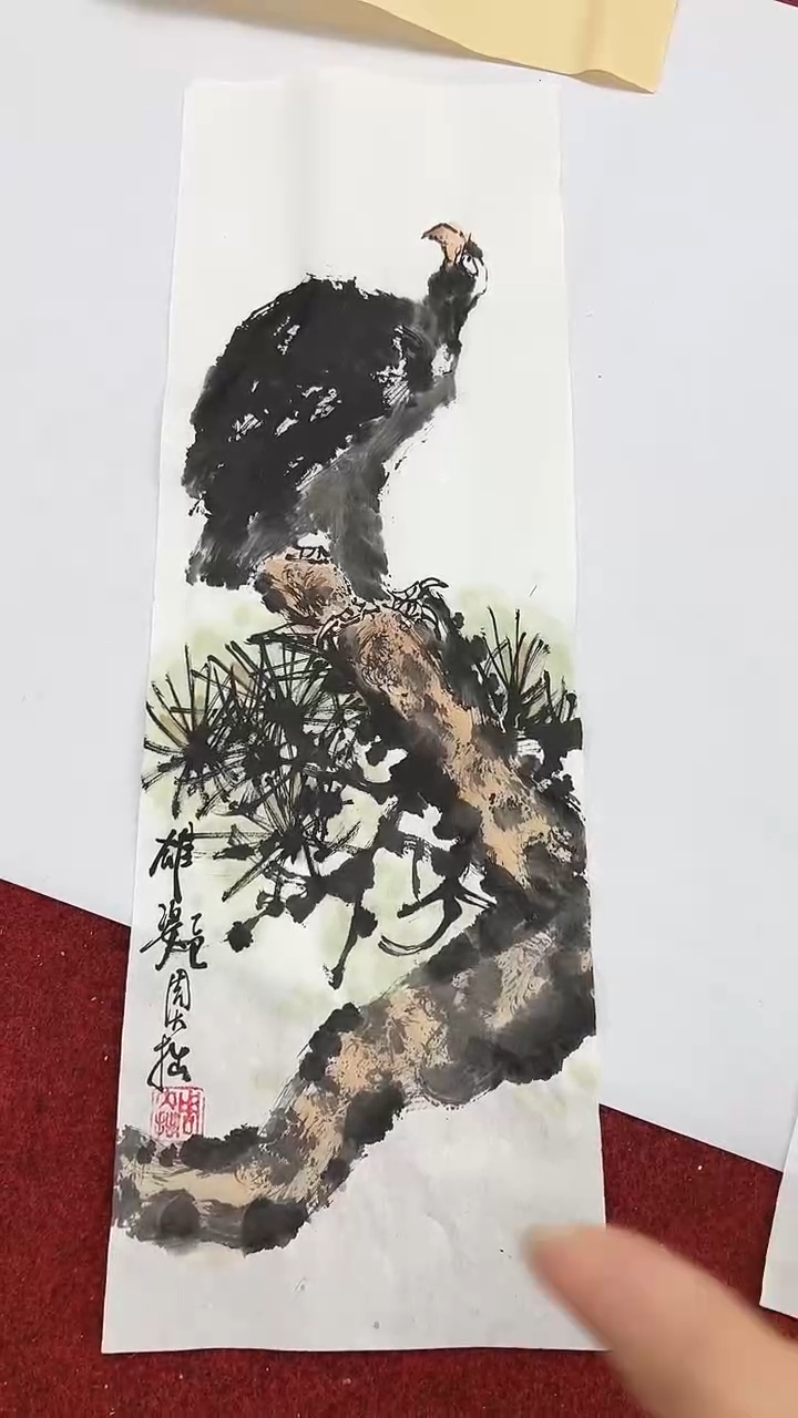 国画周大拙/国画/花鸟