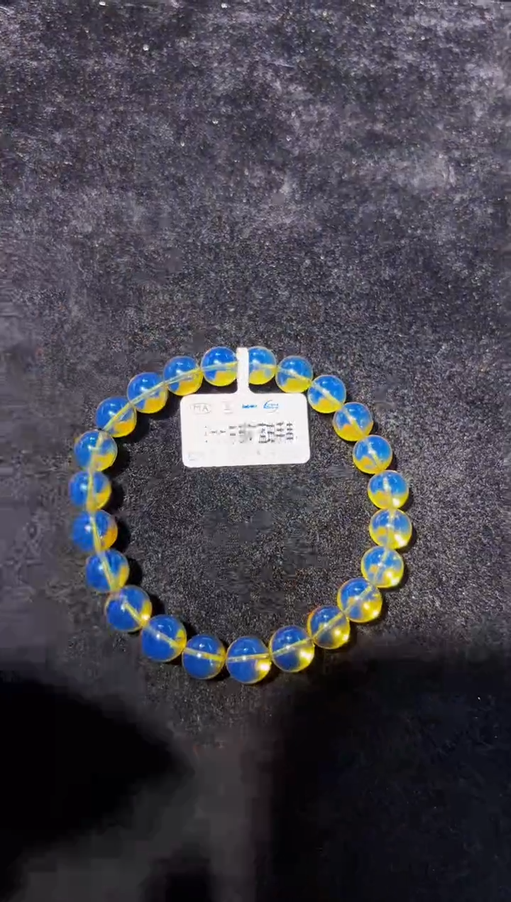 【闪购商品】琥珀裸石未镶嵌8mm多米东部单圈