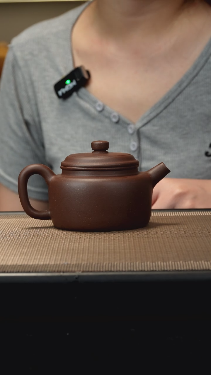 茶壶紫砂紫泥德钟240CC