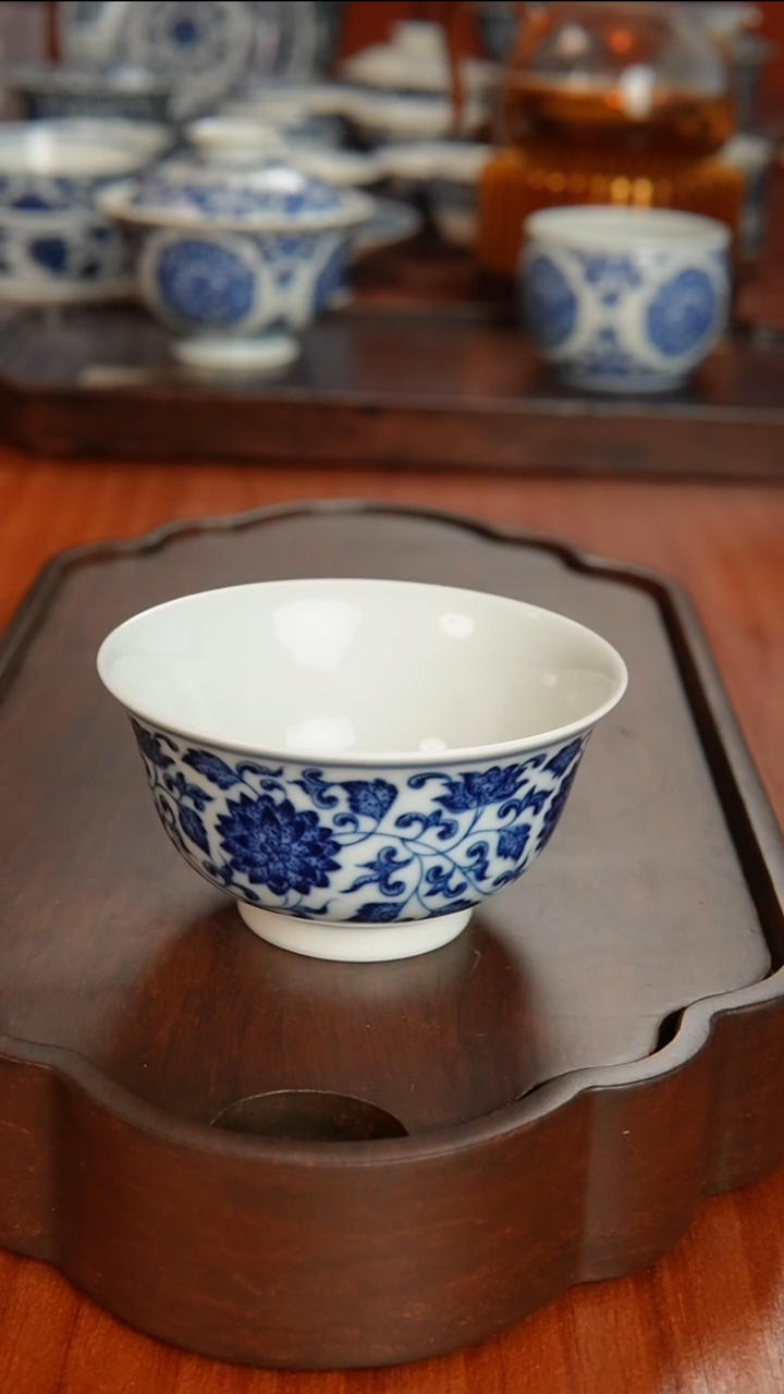 【闪购商品】景德镇镹曰手工手绘柴窑茶具