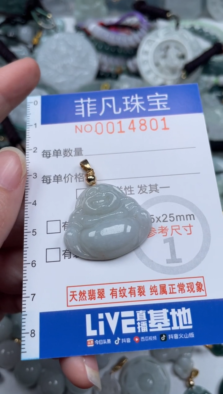 颈饰未镶嵌翡翠14801