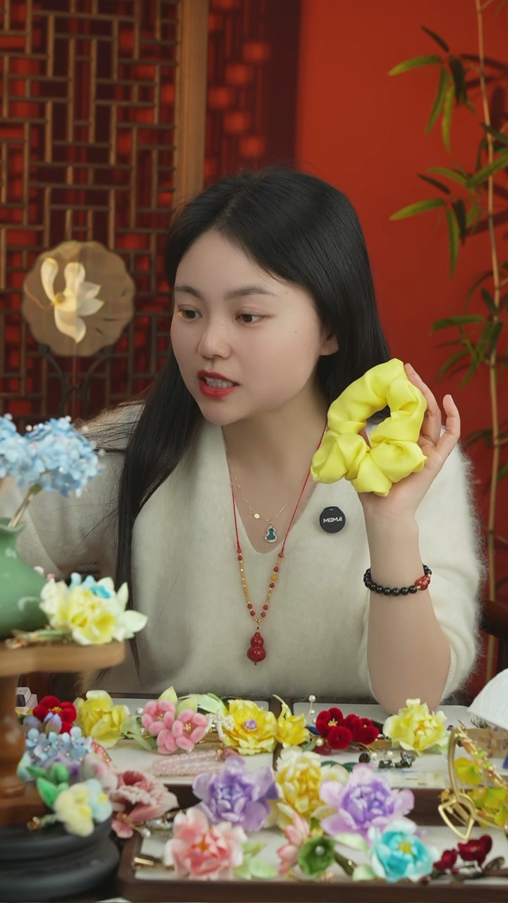 刺绣闪购纯手工非遗国风饰品