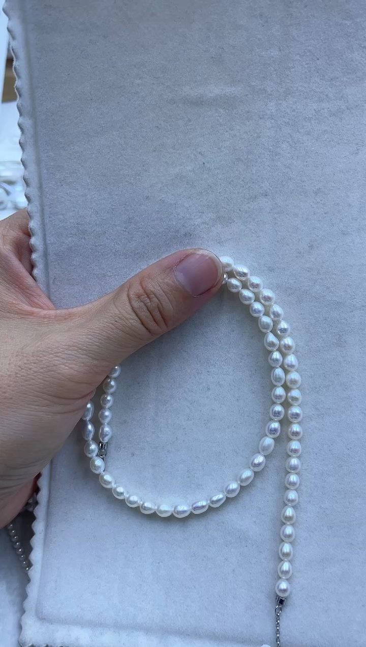 【闪购商品】淡水珍珠A0025银S925镶嵌A0025