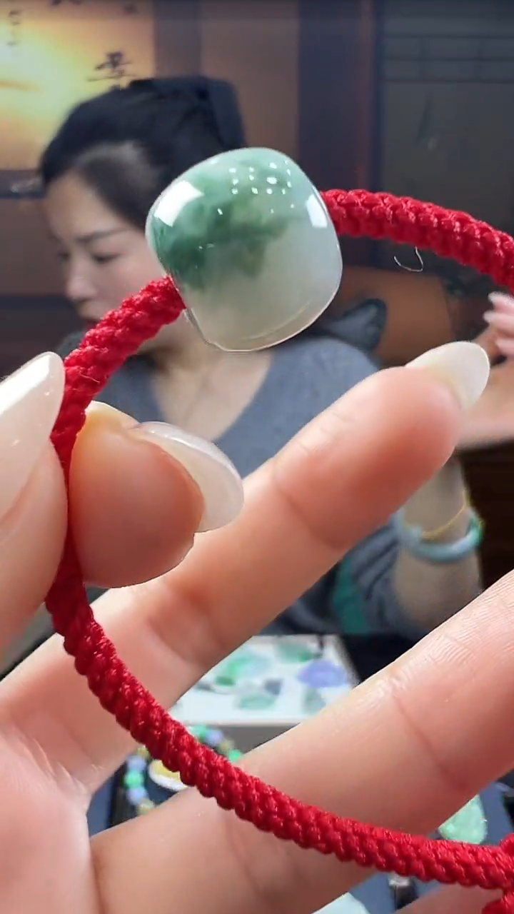 未镶嵌挂件翡翠路路通手绳