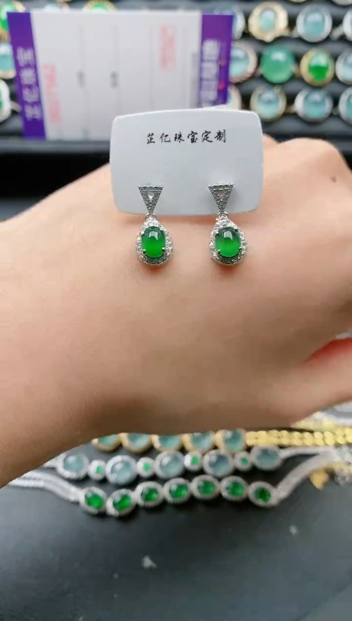 【闪购商品】翡翠戒指银S925镶嵌1111111