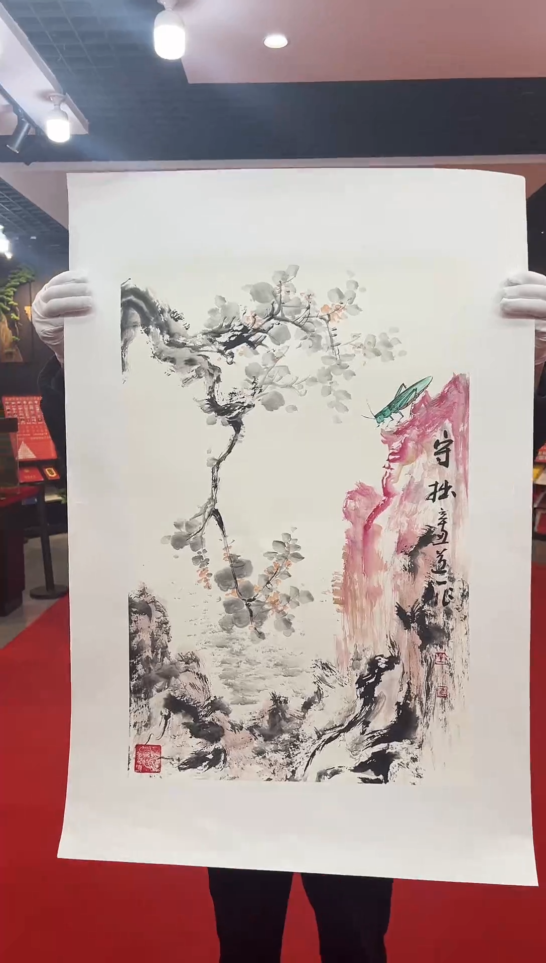 【闪购商品】国画国画道一老师亲笔画作品a9