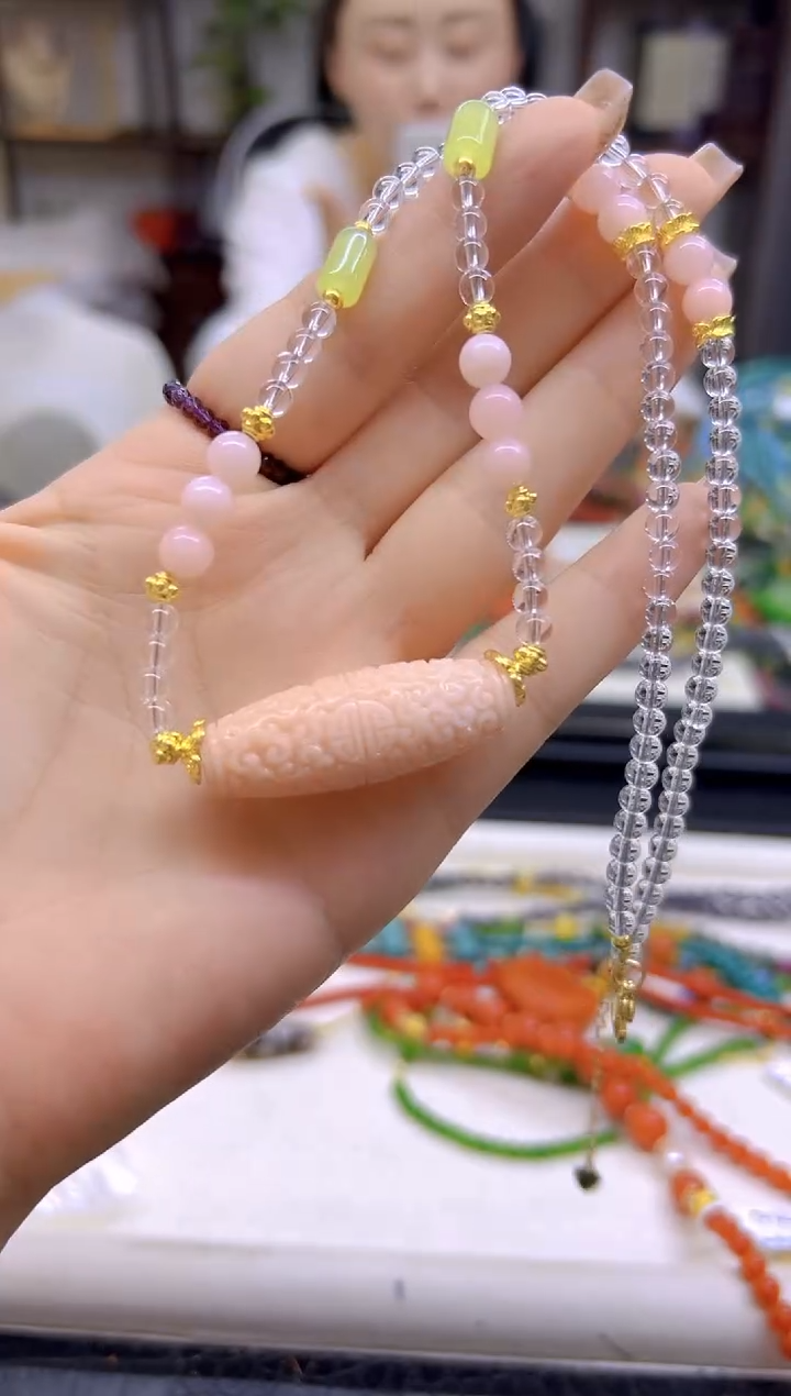 未镶嵌项链水晶DIY款X719