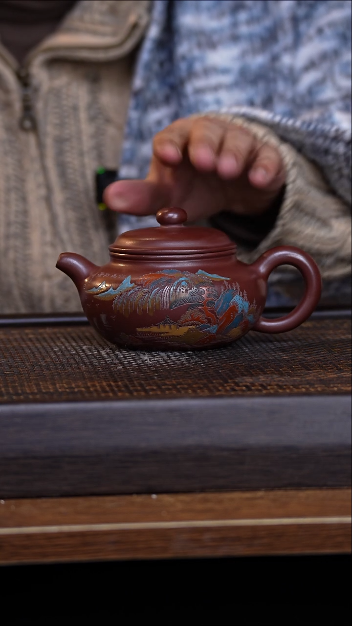 茶壶紫砂宜兴手工原矿紫砂壶001