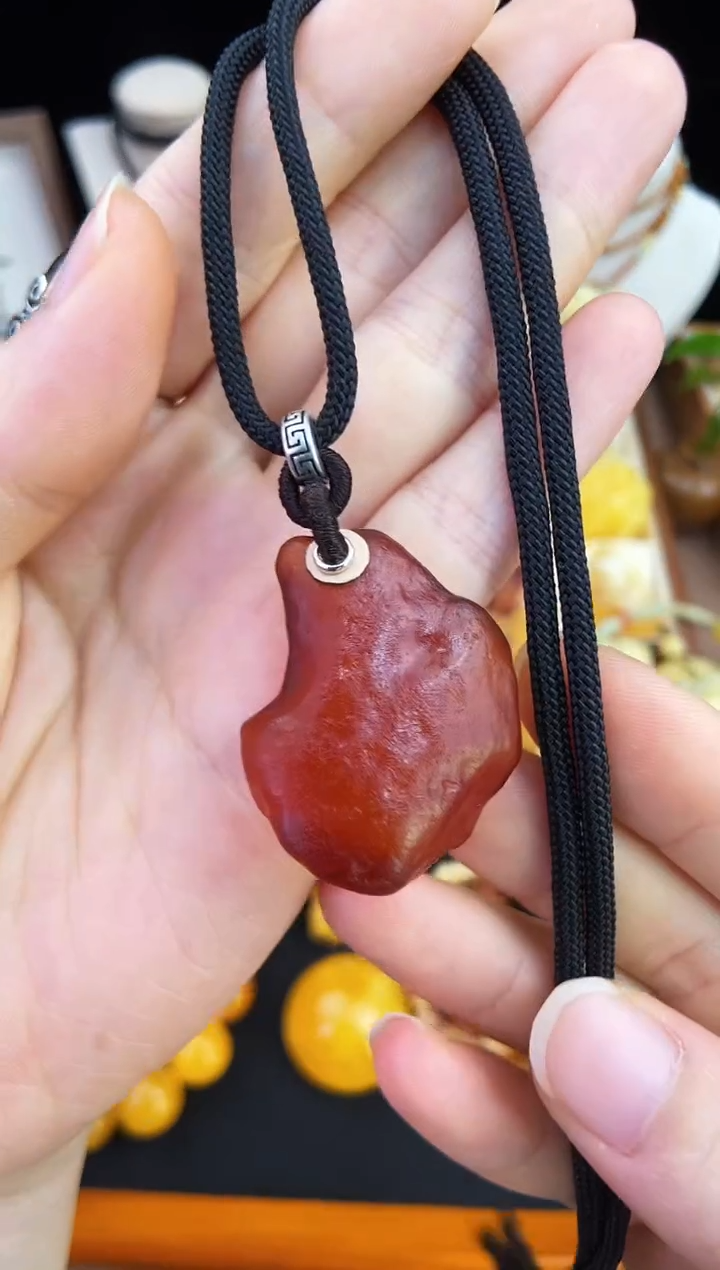 琥珀未镶嵌珠宝奇石柒月