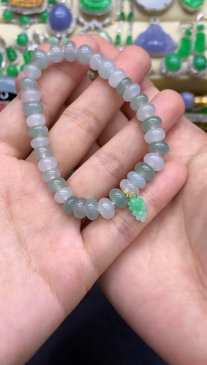 未镶嵌手串翡翠60-中国好珍宝