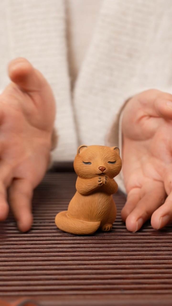 【闪购商品】紫砂茶宠小黄鼠狼