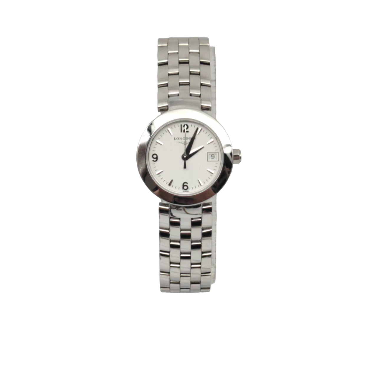 95新 Longines/浪琴 女士浪琴白盘石英腕表/表径25