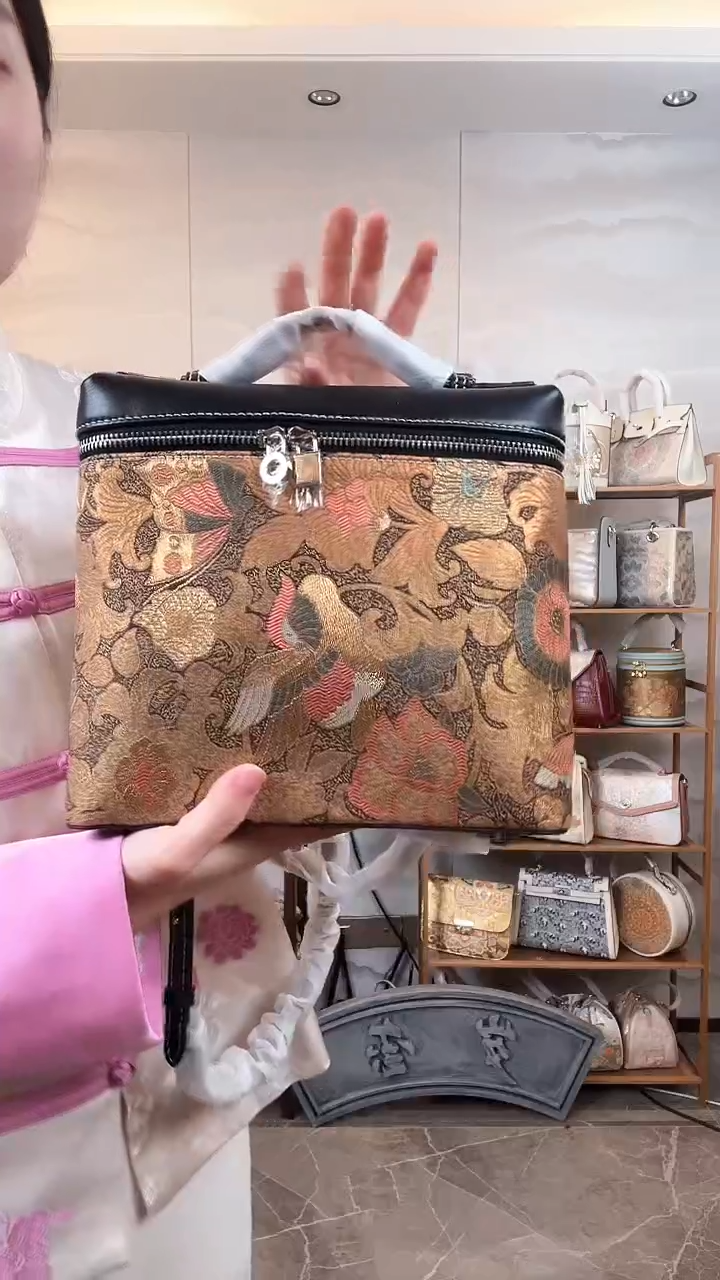 【闪购商品】织绣【1号】岁玺子兮头层牛皮  LP包