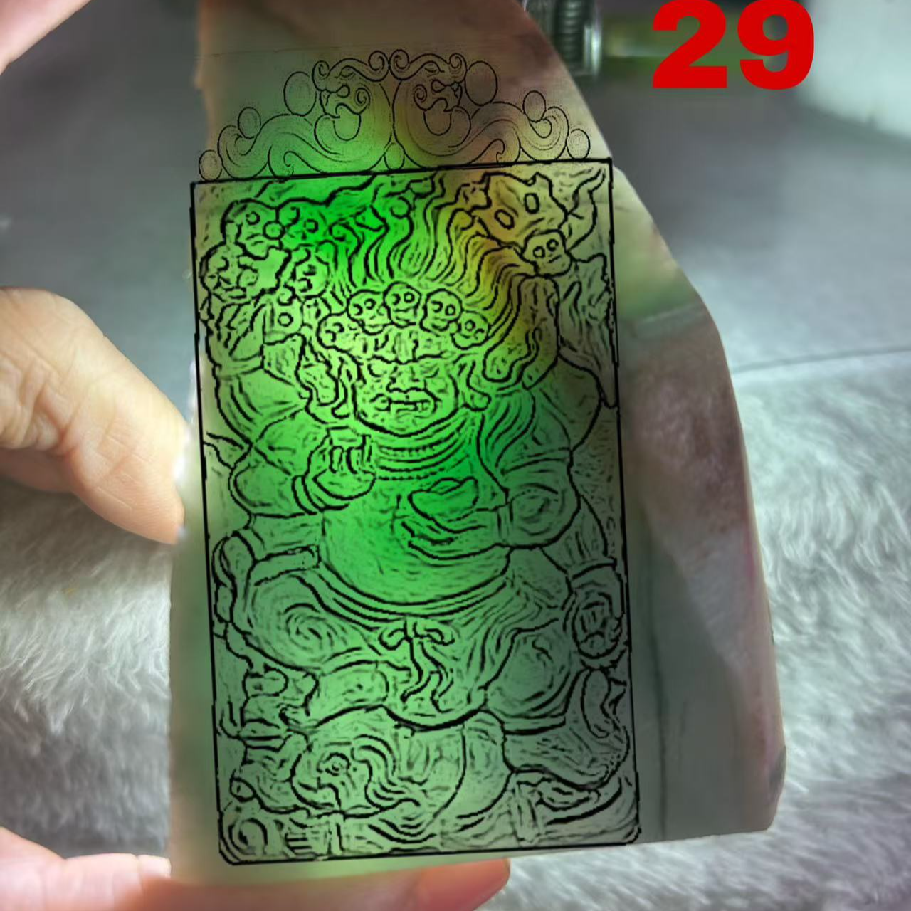 包工包料天然A货翡翠01250129