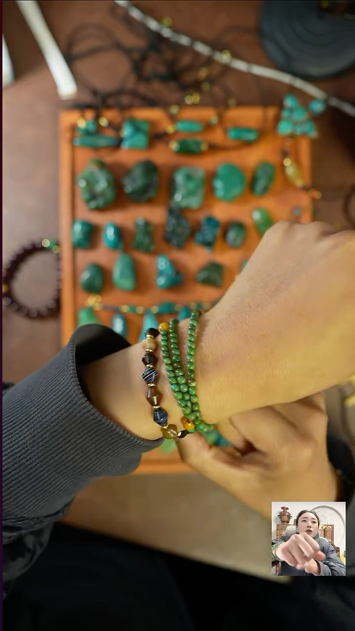 无非金属绿绿的项链真好看