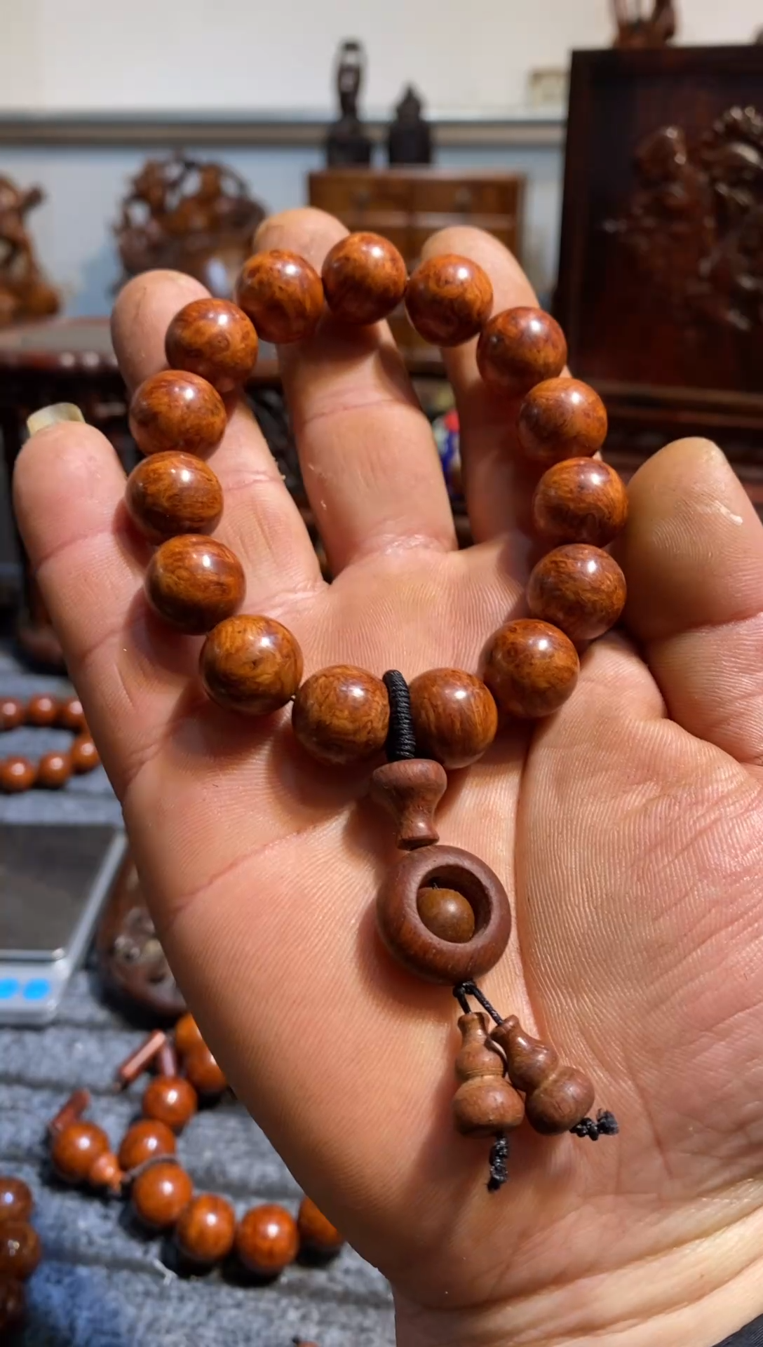 【闪购商品】香榧木木雕明清木器文房雅玩