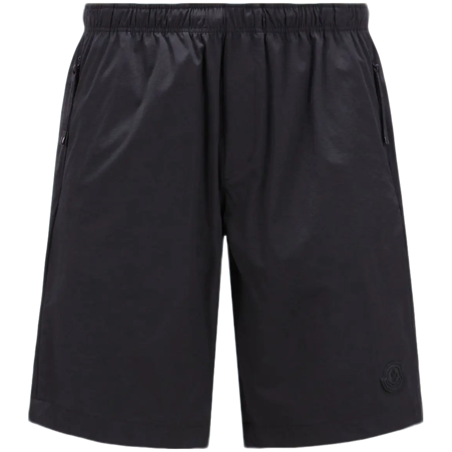 【饱饱推荐】斜格刺绣马抽绳短裤男女同款