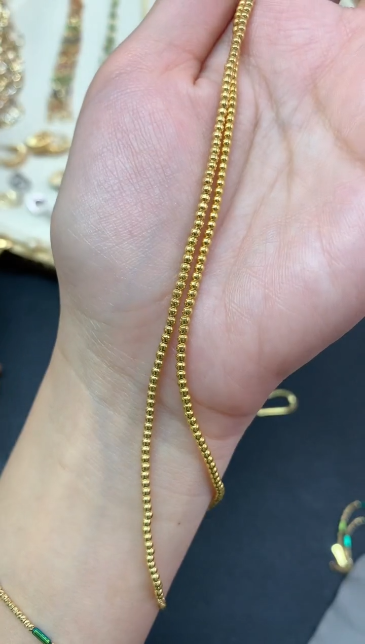 【闪购商品】18K金手链手链A48|999