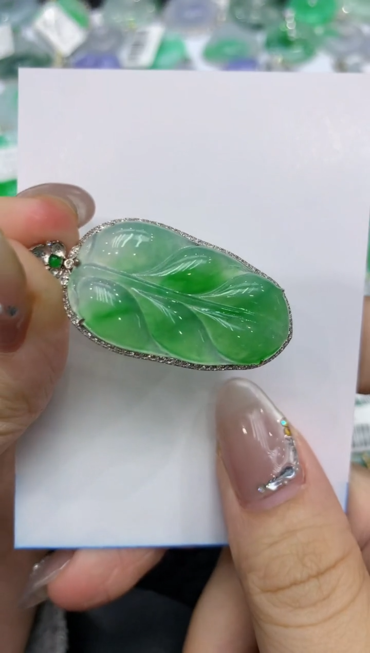 【闪购商品】翡翠颈饰18K金镶嵌 222222222