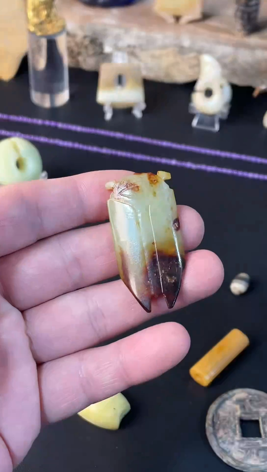 未镶嵌和田玉（糖玉）挂件1