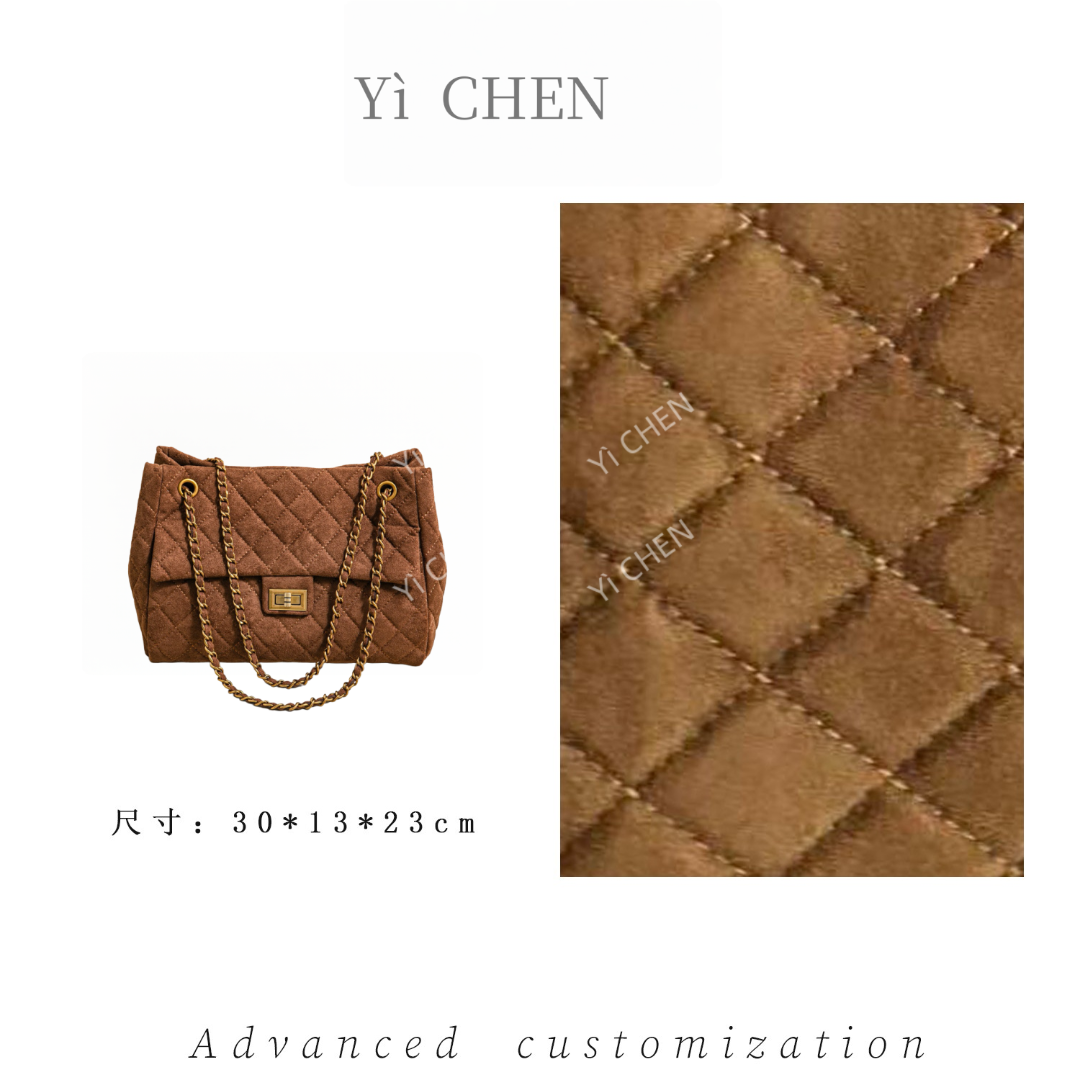 【Yì CHEN】SK-63003-焦糖可可 简约时尚女士新款轻奢单肩斜跨包