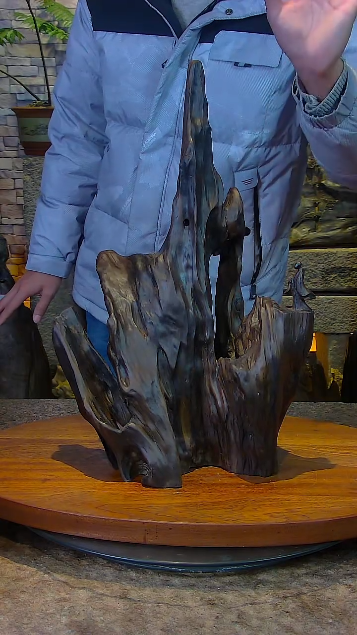 木35*23*50金丝楠阴沉木禅意摆件