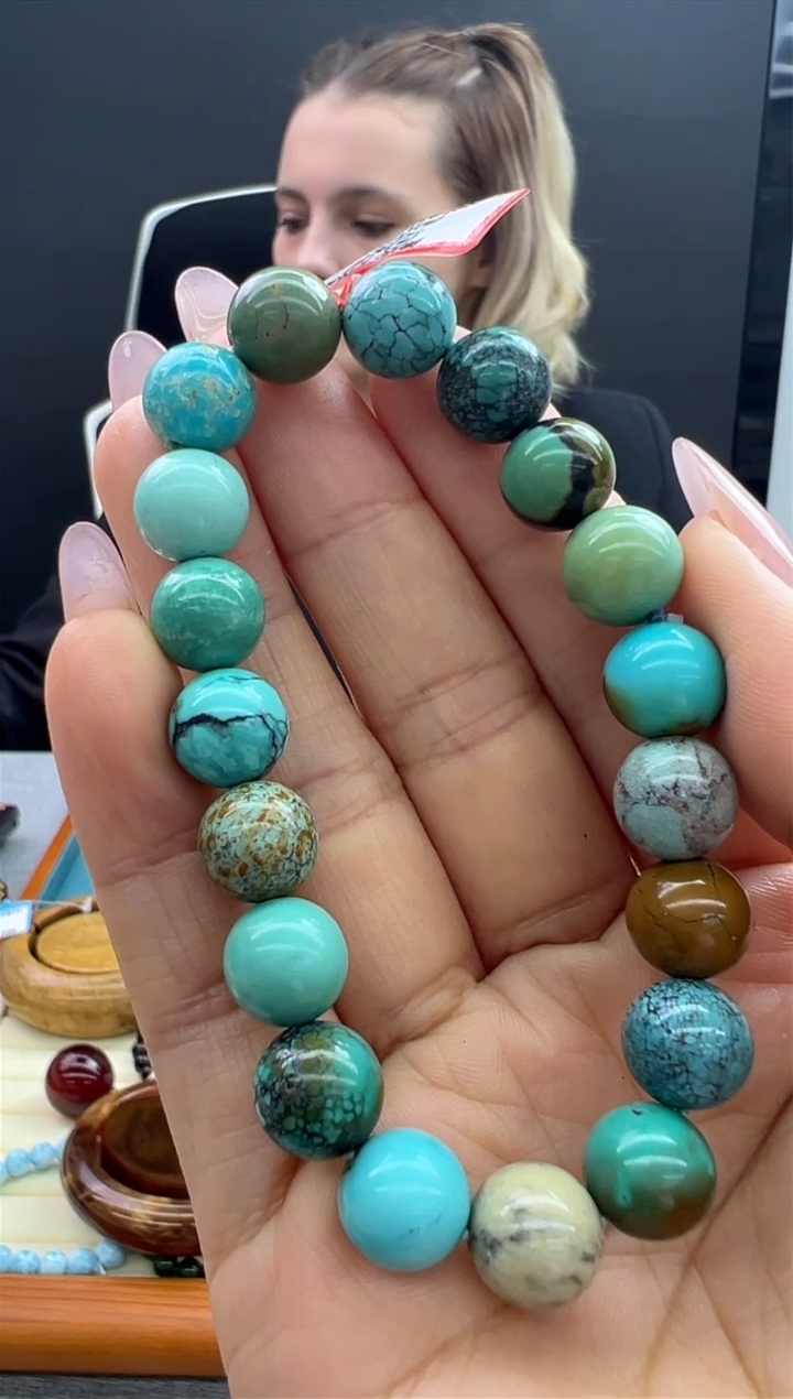 【闪购商品】绿松石手链未镶嵌47秒拍号