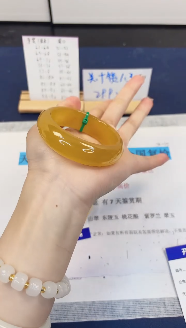 【闪购商品】石英质玉手镯未镶嵌143-财气镯-圈口54