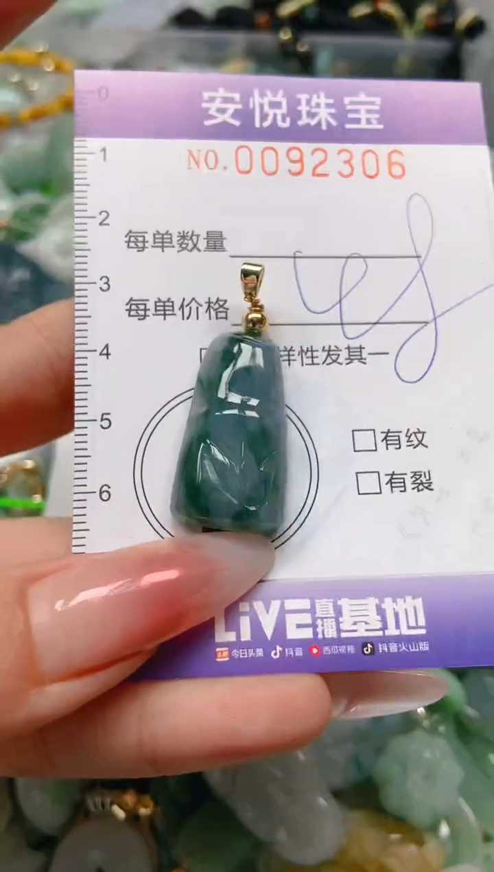 【闪购商品】翡翠颈饰未镶嵌闪购0092306