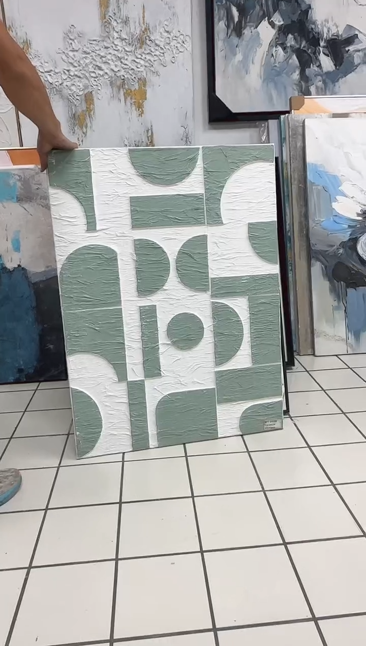 竖款168美术馆 装饰画100*75