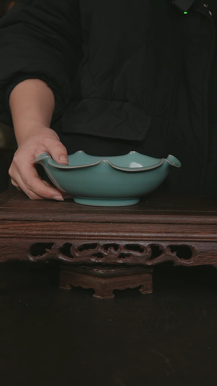 【闪购商品】其他仿古手工花口果盘