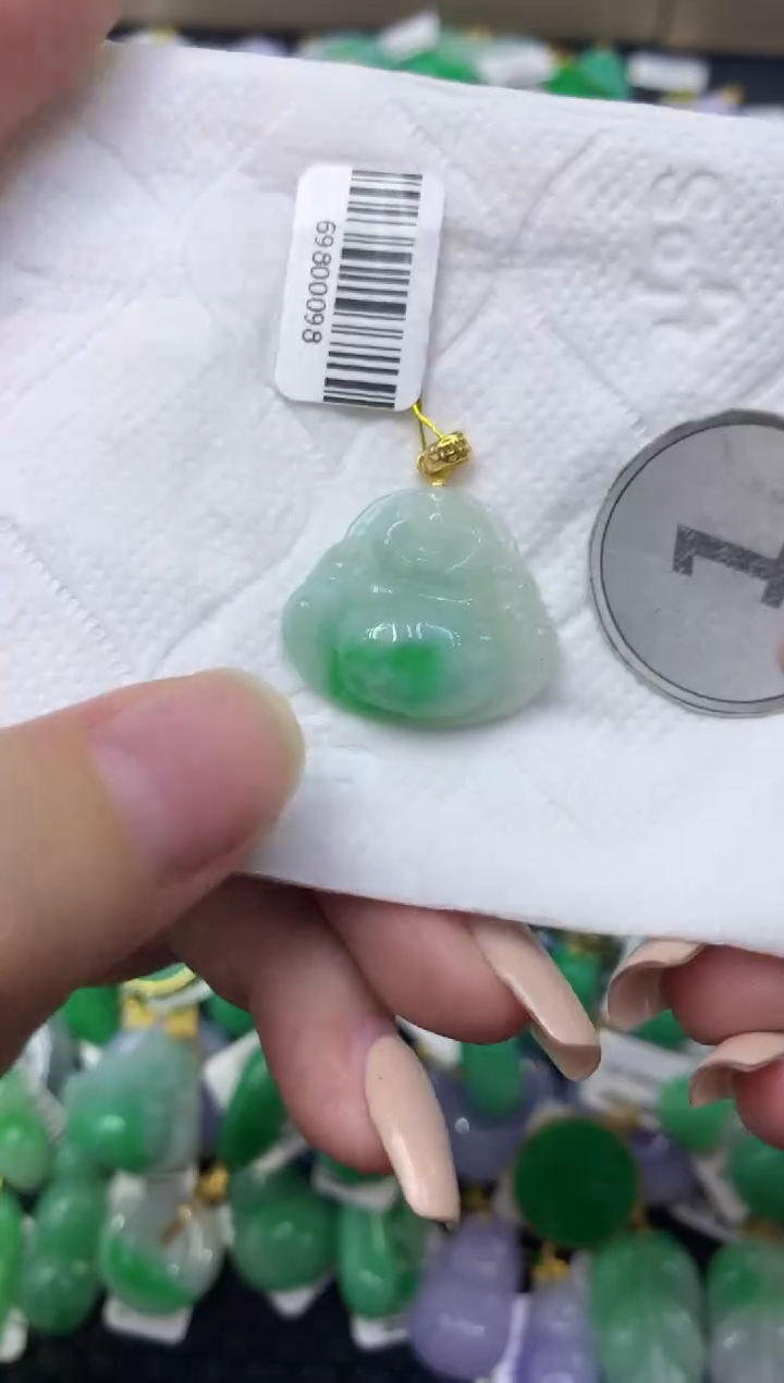 颈饰未镶嵌翡翠天然缅甸翡翠A货