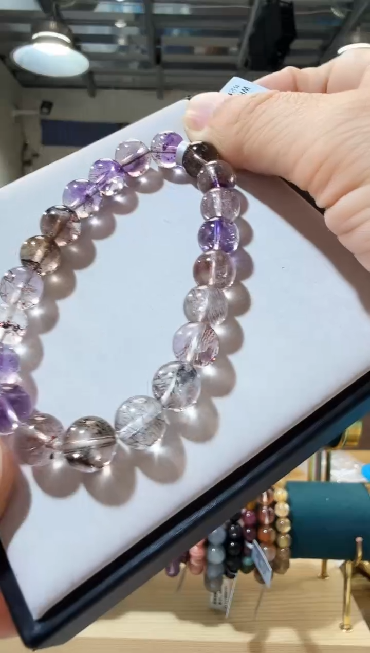 未镶嵌手链水晶优0812 约9mm