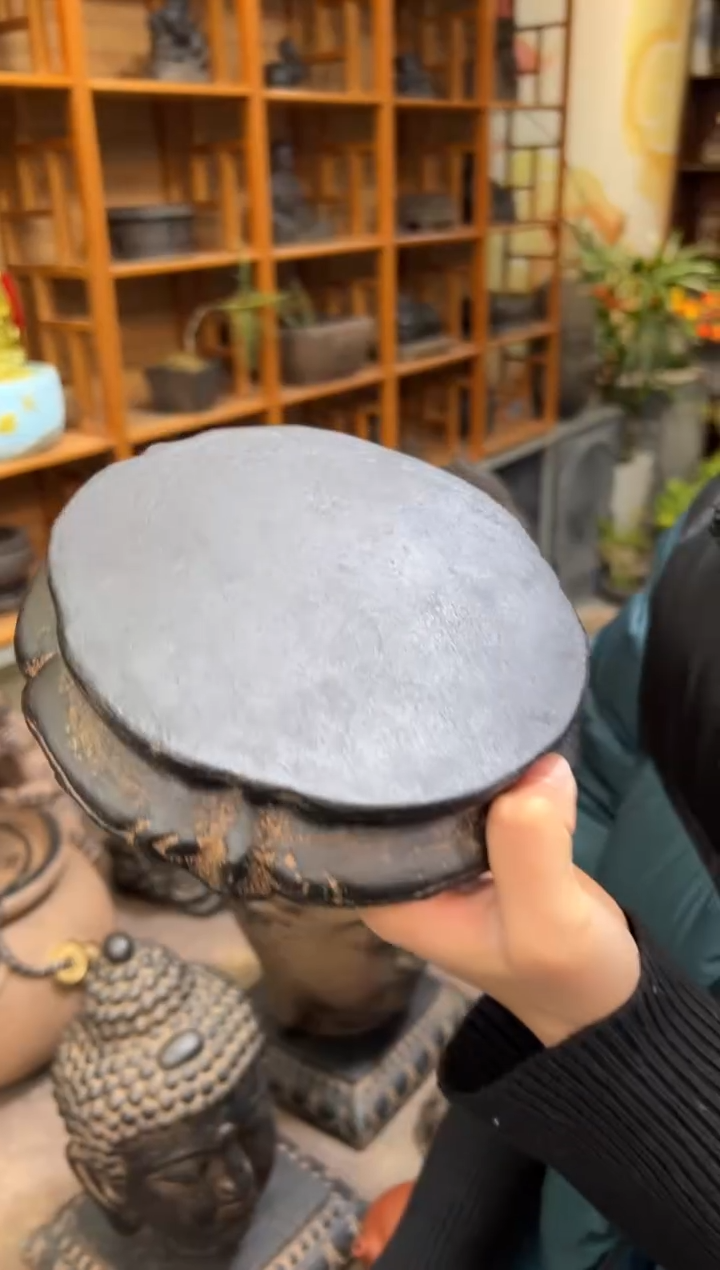 陶土【火山泥】金箍坛底座