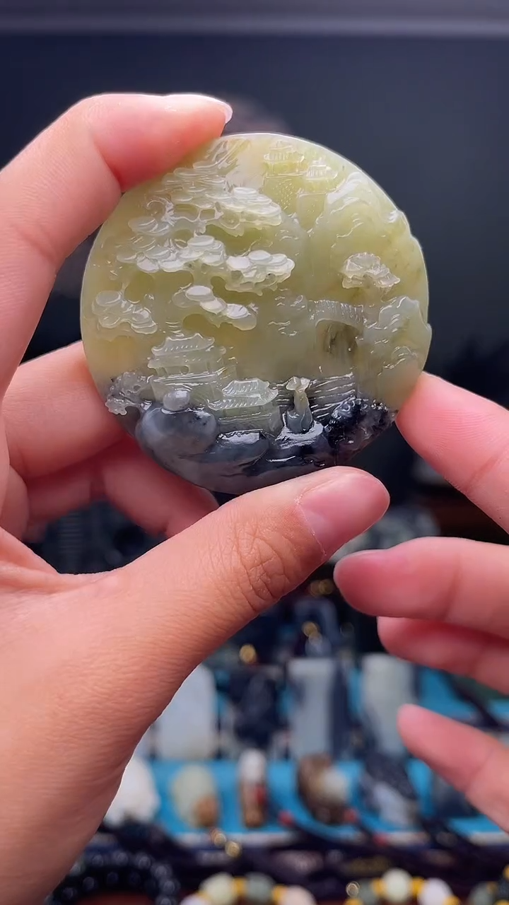 未镶嵌和田玉挂件1