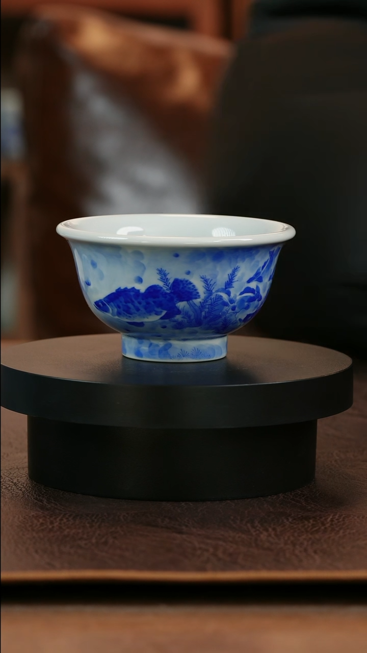 【闪购商品】青山赋鱼主人杯陶瓷