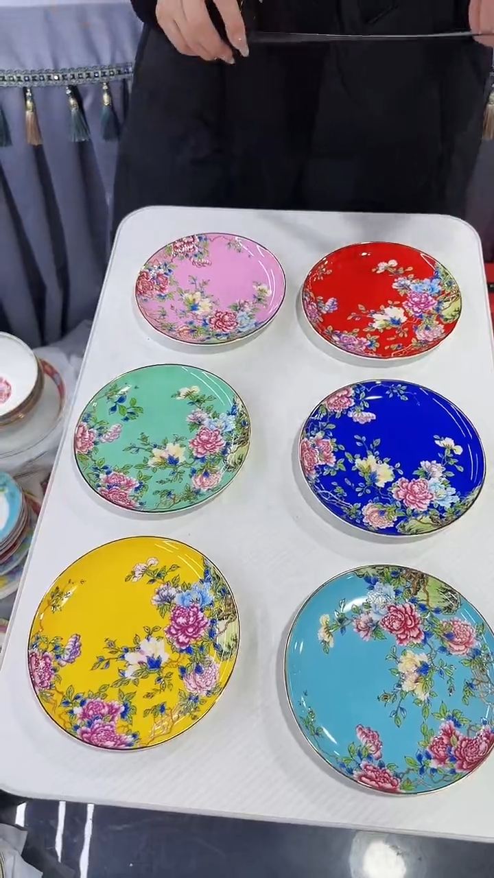 【闪购商品】瓷片 6英寸骨碟6个景德镇陶瓷【秦坊】