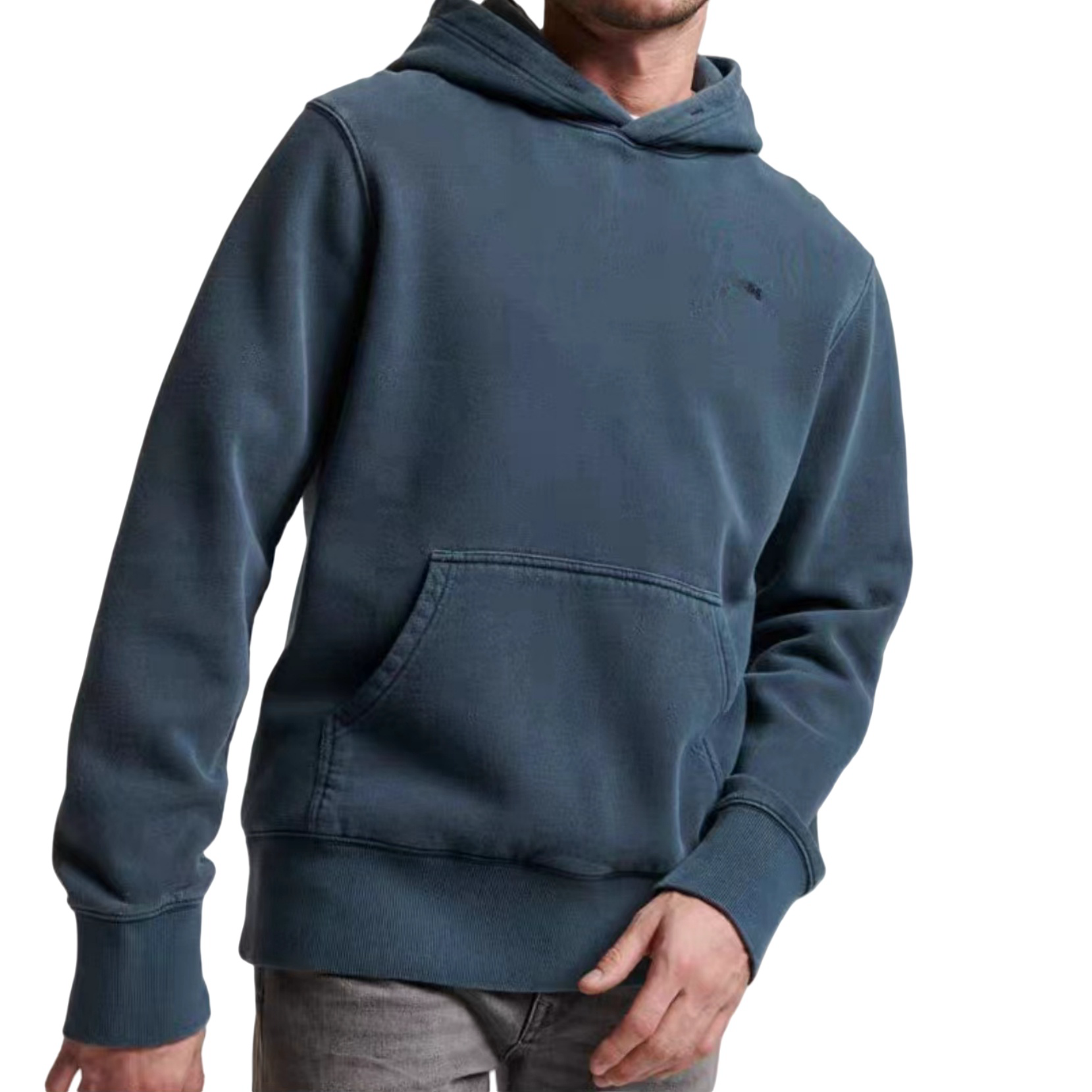 A31极YS男女刺绣字母水洗做旧卫衣连帽加厚秋冬加绒运动2号55