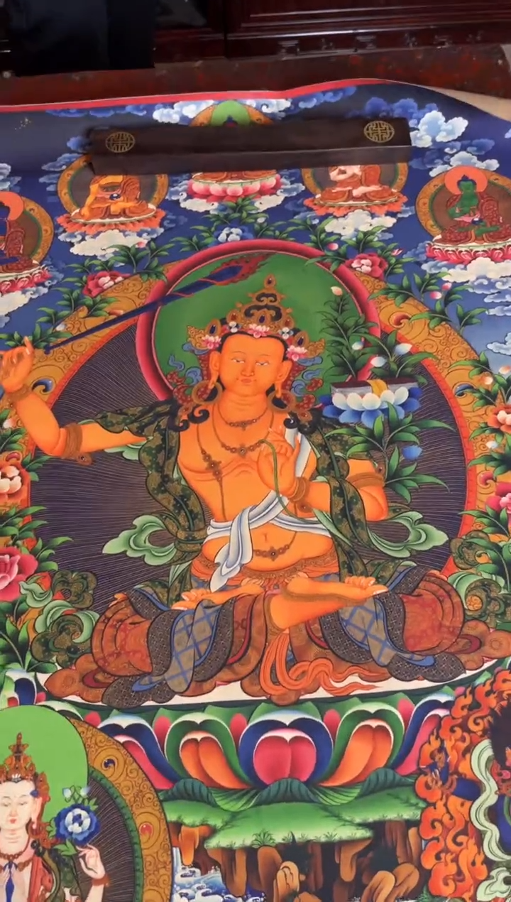 卷轴画手绘唐卡142