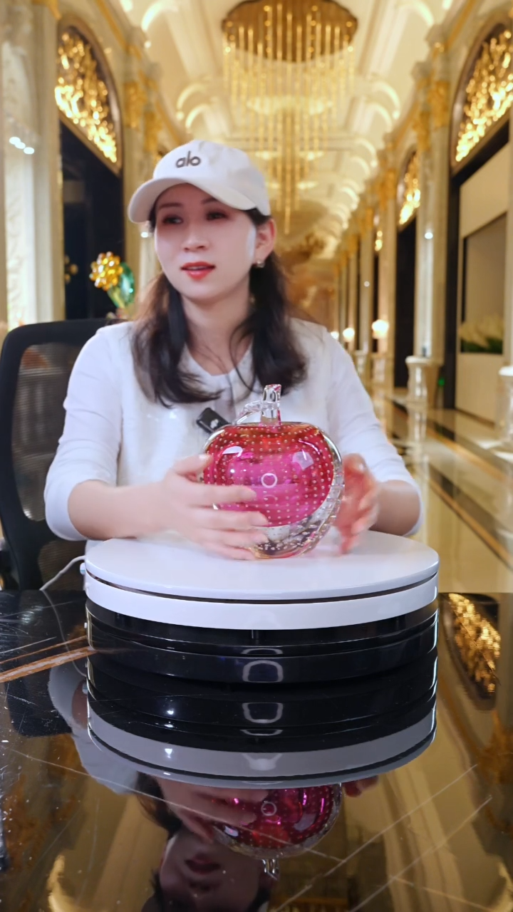 摆件JY0029-4金红苹果摆件