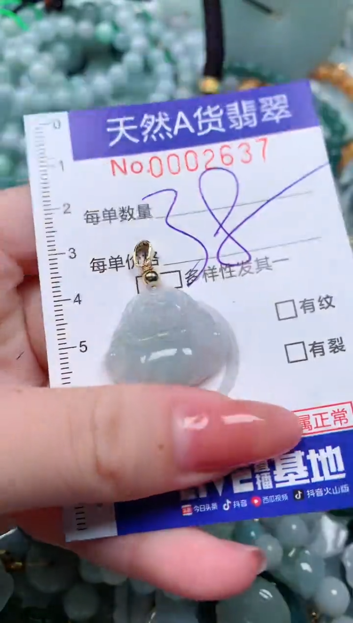 【闪购商品】翡翠颈饰未镶嵌00002637