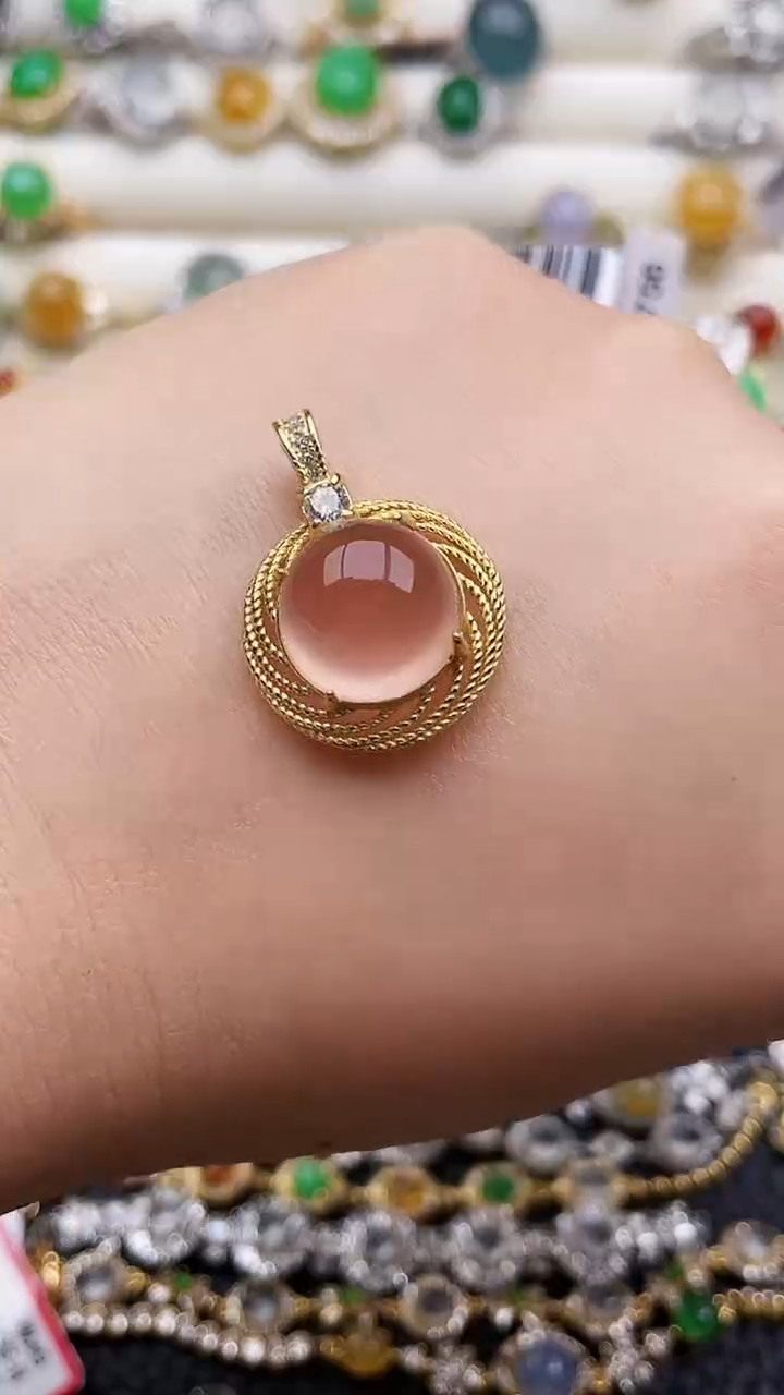 银S925镶嵌颈饰玛瑙/玉髓182