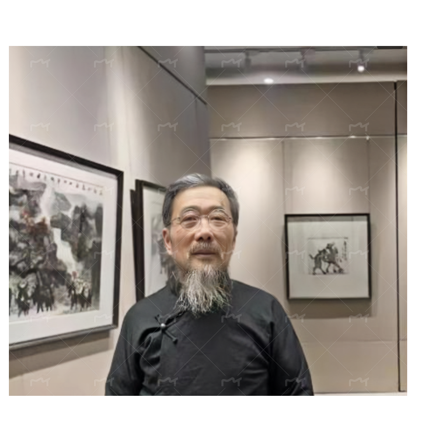 绘画孔乙任-1平尺-国画作品-山水-01