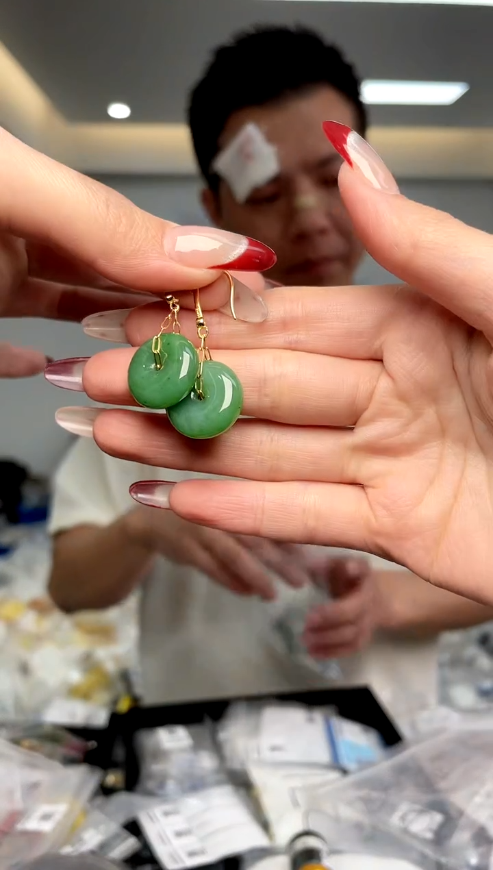 【闪购商品】和田玉·银S925镶嵌（多样性单个发货）