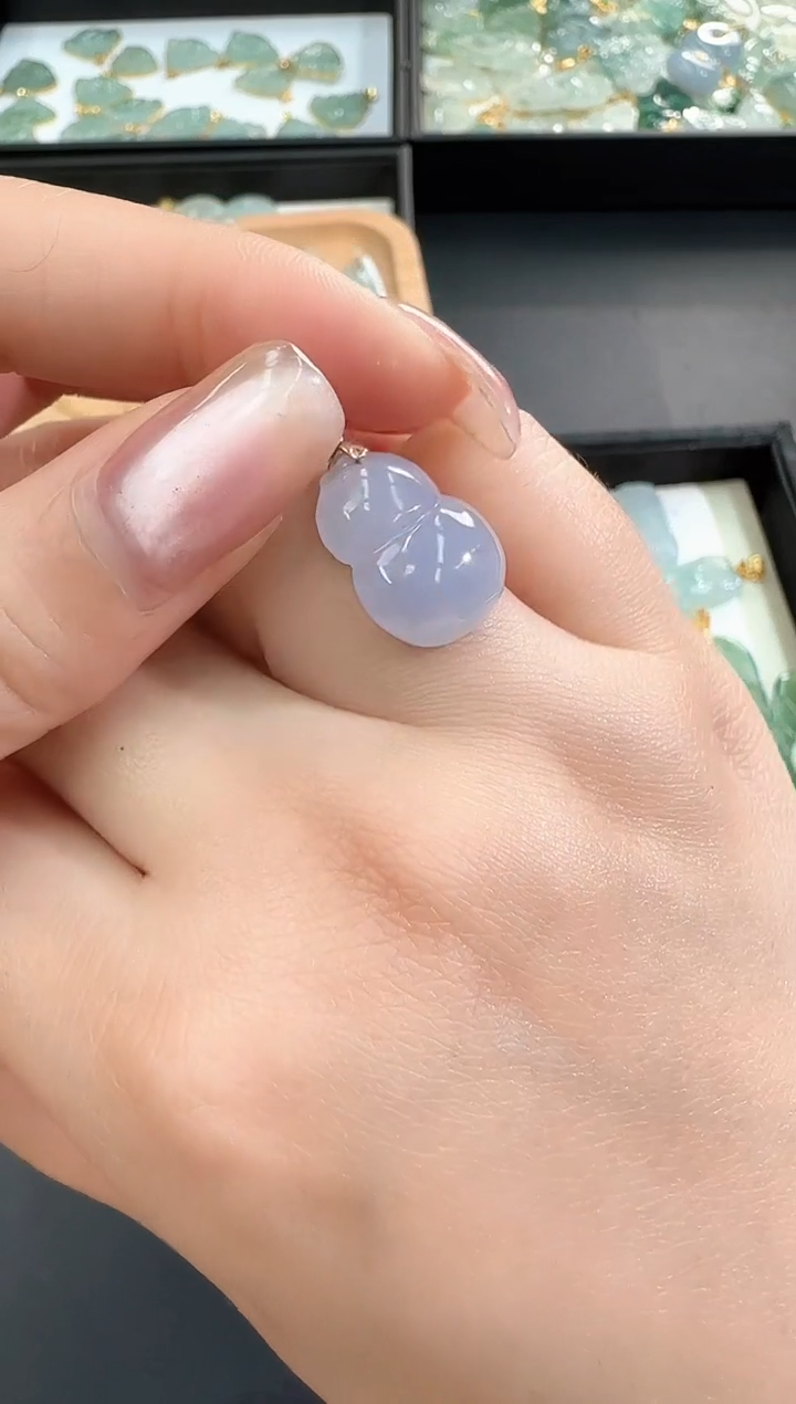 【闪购商品】翡翠颈饰18K金镶嵌250211115