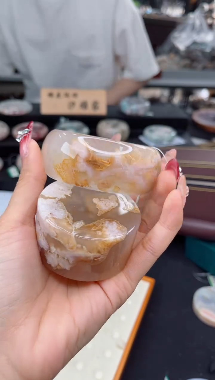 【闪购商品】石英质玉手镯未镶嵌60圈口（赠品镯心）3650449