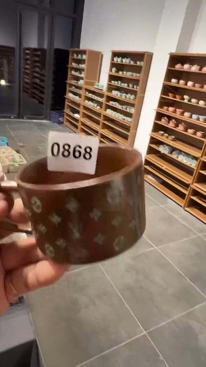 龙泉窑老花咖啡杯0868精品